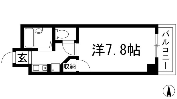 ドムール若山の物件間取画像